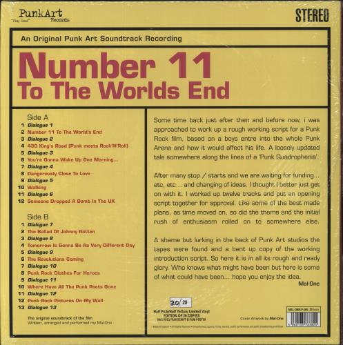 Sex Pistols Number 11 To The Worlds End - Pink & Yellow